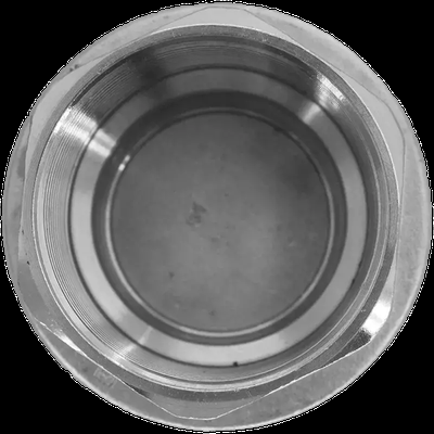 Обратный клапан муфтовый прямой нержавеющий, AISI304 DN40 (1_1/2"), (CF8), PN40, NK-CS40/4