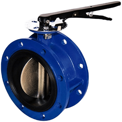 Затвор дисковый фланцевый чугунный, DN 150 (6"), PN16, NK-DZiF150