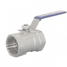 Кран шаровый муфтовый стандартнопроходной нержавеющий, AISI304 DN32 (1_1/4&quot;), (CF8), PN63, NK-BMG32/4