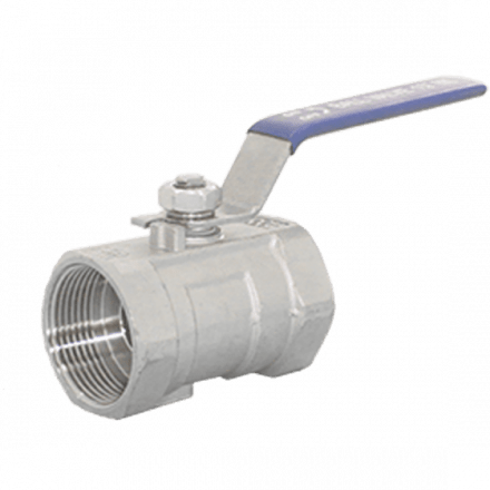 Кран шаровый муфтовый стандартнопроходной нержавеющий, AISI304 DN32 (1_1/4&quot;), (CF8), PN63, NK-BMG32/4