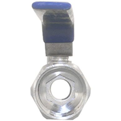 Кран шаровый муфтовый стандартнопроходной нержавеющий, AISI304 DN32 (1_1/4&quot;), (CF8), PN63, NK-BMG32/4