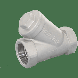 Обратный клапан муфтовый Y-тип нержавеющий, AISI304 DN32 (1_1/4"), (CF8), PN63, NK-YC32/4