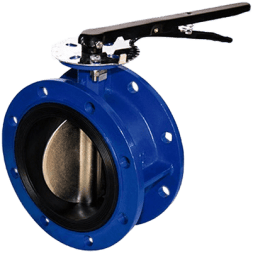 Затвор дисковый межфланцевый чугунный, DN80 (3"), PN16, NK-DZiF80