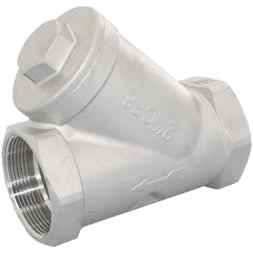 Обратный клапан муфтовый Y-тип нержавеющий, AISI304 DN50 (2"), (CF8), PN63, NK-YC50/4