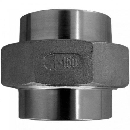 Американка c/c нержавеющая, AISI304 DN25 (1&quot;), (CF8), PTFE, PN16, NK-AW/W25/4