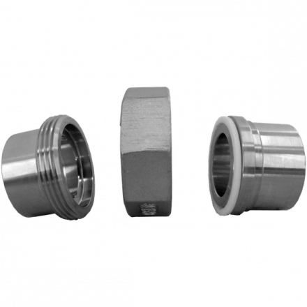 Американка c/c нержавеющая, AISI304 DN25 (1&quot;), (CF8), PTFE, PN16, NK-AW/W25/4