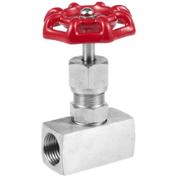 Игольчатый вентиль (клапан) муфтовый нержавеющий,  AISI304 DN15 (1/2"), (CF8), PN400, NK-ZN15/4