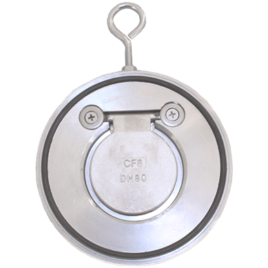 Обратный клапан межфланцевый хлопушка нержавеющий, AISI304 DN100 (4"), (CF8), PN40, NK-CSD100/4