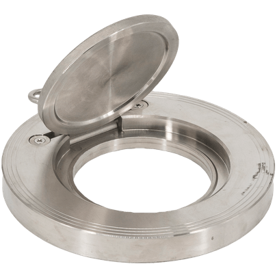 Обратный клапан межфланцевый хлопушка нержавеющий, AISI304 DN200 (8"), (CF8), PN40, NKAel-CSD200/4