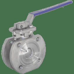 Кран шаровый межфланцевый под привод нержавеющий (1PC), AISI304 DN40 (1_1/2"), (CF8), PN16, NK-BIFp40/4