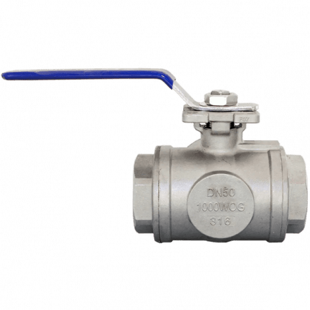 Кран шаровый фланцевый двусоставной нержавеющий (2PC), AISI304 DN125 (5&quot;), (CF8), PN16, NK-BFt125/4