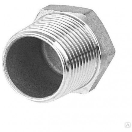 Заглушка Н/Р 6-ти гранная нержавеющая, AISI304 DN10 (3/8&quot;), (CF8), PN16, NK-DT10/4