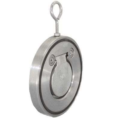 Обратный клапан межфланцевый хлопушка нержавеющий, AISI316 DN150 (6"), (CF8М), PN40, NK-CSD150/6