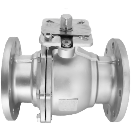 Кран шаровый фланцевый двусоставной нержавеющий (2PC), AISI304 DN65 (2_1/2&quot;), (CF8), PN16, NK-BFt65/4