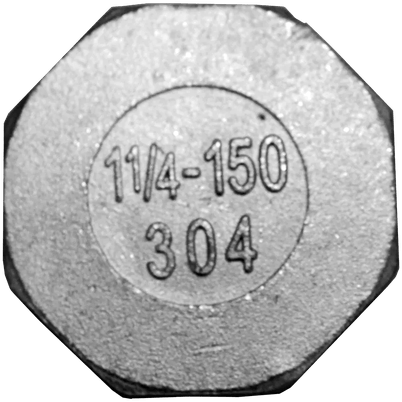 Заглушка Н/Р 6-ти гранная нержавеющая, AISI304 DN32 (1_1/4&quot;), (CF8), PN16, NK-DT32/4