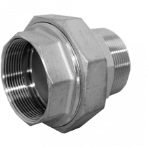 Американка нр/вр нержавеющая, AISI304 DN65 (2_1/2&quot;), (CF8), PTFE, PN16, NK-ADM65/4