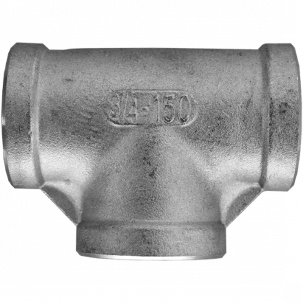 Тройник вр. нержавеющий, AISI304 DN20 (3/4&quot;), (CF8), PN16, NK-DTF20/4