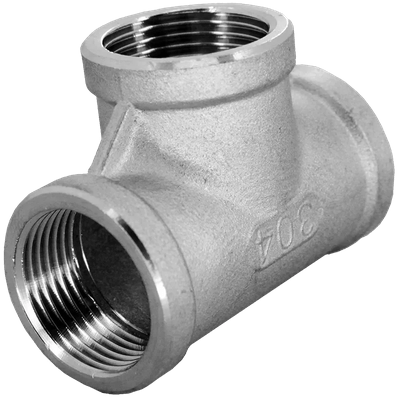 Тройник вр. нержавеющий, AISI304 DN20 (3/4"), (CF8), PN16, NK-DTF20/4