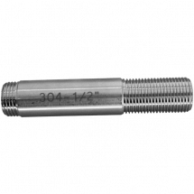 Сгон резьбовой нержавеющий, AISI304 DN10 (3/8&quot;), (CF8), PN16, NK-DPC10/4