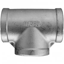 Тройник вр. нержавеющий, AISI304 DN32 (1_1/4&quot;), (CF8), PN16, NK-DTF32/4