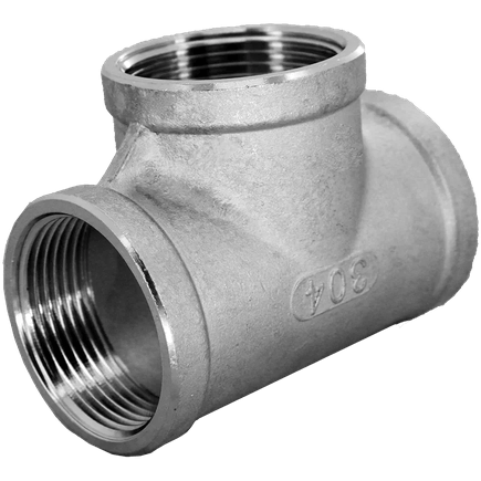 Тройник вр. нержавеющий, AISI304 DN32 (1_1/4&quot;), (CF8), PN16, NK-DTF32/4