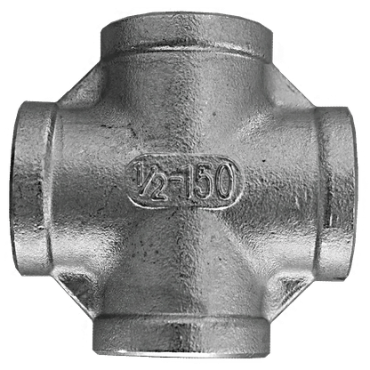 Крестовина нержавеющая, AISI304 DN15 (1/2&quot;), (CF8), PN16, NK-DCF15/4