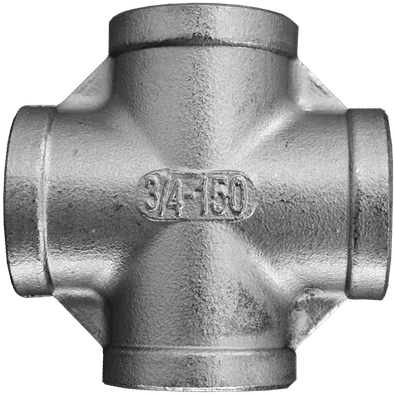 Крестовина нержавеющая, AISI304 DN20 (3/4"), (CF8), PN16, NK-DCF20/4