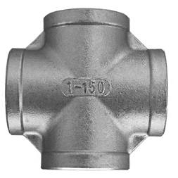 Крестовина нержавеющая, AISI304 DN25 (1"), (CF8), PN16, NK-DCF25/4