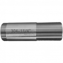 Сгон резьбовой нержавеющий, AISI304 DN32 (1_1/4&quot;), (CF8), PN16, NK-DPC32/4