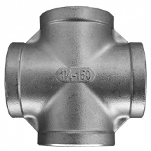 Крестовина нержавеющая, AISI304 DN32 (1_1/4&quot;), (CF8), PN16, NK-DCF32/4