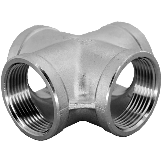 Крестовина нержавеющая, AISI304 DN32 (1_1/4"), (CF8), PN16, NK-DCF32/4