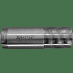 Сгон резьбовой нержавеющий, AISI304 DN40 (1_1/2"), (CF8), PN16, NK-DPC40/4