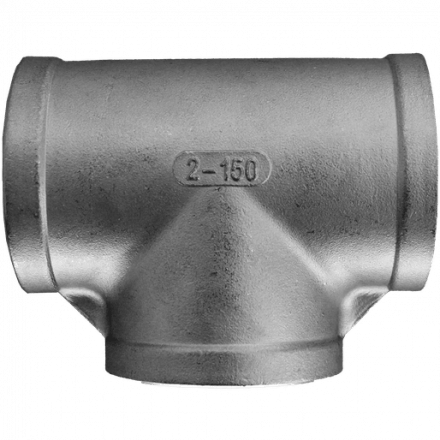 Тройник вр. нержавеющий, AISI304 DN50 (2&quot;), (CF8), PN16, NK-DTF50/4
