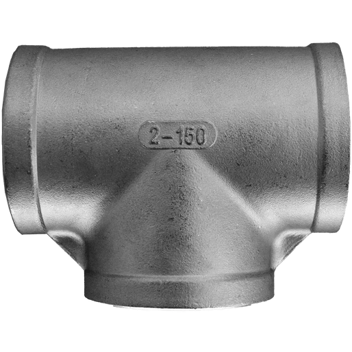 Тройник вр. нержавеющий, AISI304 DN50 (2"), (CF8), PN16, NK-DTF50/4