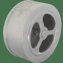 Обратный клапан межфланцевый тарельчатый нержавеющий, AISI304 DN80 (3"), (CF8), PN40, NK-CSP80/4