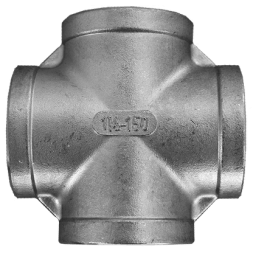 Крестовина нержавеющая, AISI304 DN40 (1_1/2'), (CF8), PN16, NK-DCF40/4