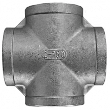 Крестовина нержавеющая, AISI304 DN50 (2&quot;), (CF8), PN16, NK-DCF50/4