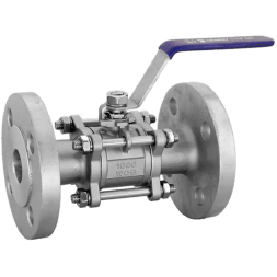 Кран шаровый фланцевый трехсоставной нержавеющий (3PC), AISI304 DN32 (1_1/4"), (CF8), PN40, NK-BF32/4