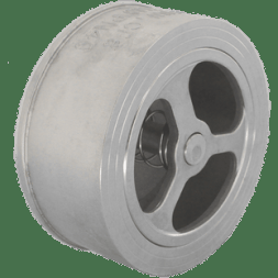 Обратный клапан межфланцевый тарельчатый нержавеющий, AISI316 DN50 (2"), (CF8M), PN25, NK-CSP50/6