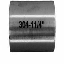 Муфта нержавеющая, AISI304 DN32 (1_1/4&quot;),  (CF8), PN16, NK-MM32/4