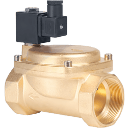 Клапан электромагнитный латунный, обратного действия, нормально открытый, DN20 (3/4"), PN16, 220AC, 0927300K-220AC