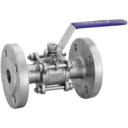 Кран шаровый фланцевый трехсоставной нержавеющий (3PC), AISI316 DN25 (1"), (CF8M), PN40, NK-BF25/6