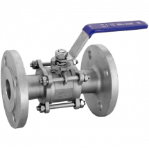 Кран шаровый фланцевый трехсоставной нержавеющий (3PC), AISI316 DN40 (1_1/2&quot;), (CF8M), PN16, NK-BF40/6