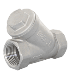 Обратный клапан муфтовый Y-тип нержавеющий, AISI304 DN25 (1"), (CF8), PN64, NK-YC25/4