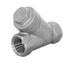 Фильтр муфтовый Y-тип нержавеющий, AISI304 DN15 (1/2"), (CF8), PN40, NK-YS15/4