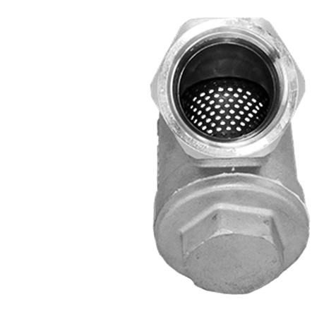 Фильтр муфтовый Y-тип нержавеющий, AISI304 DN25 (1"), (CF8), PN 40, NK-YS25/4