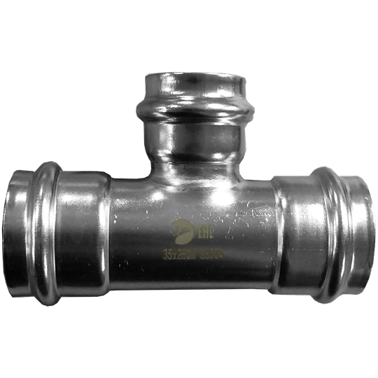 Пресс-тройник нержавеющий, AISI304 22mm x 18mm x 22mm, CF8, PN16, NK-PT22*18*22/4