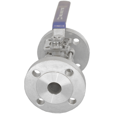 Кран шаровый фланцевый под привод нержавеющий (3PC), AISI304 DN15 (1/2"), (CF8), PN16, NK-BFp15/4