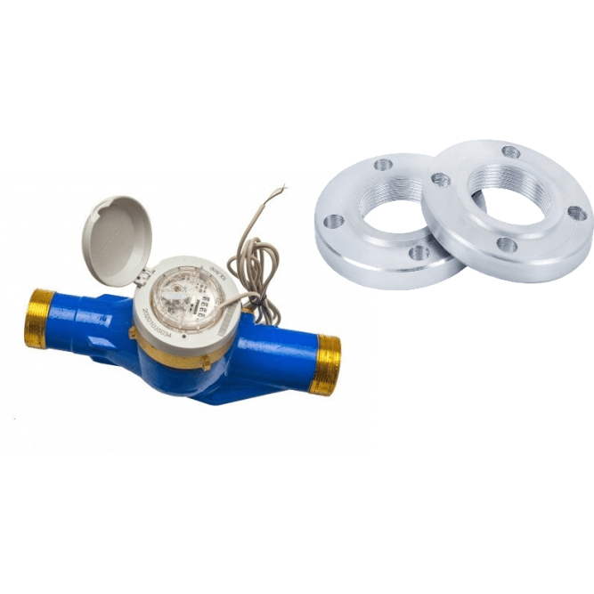 Счетчик воды Zenner Dn32 (хол.вода, 10 л/импульс, фланец в сборе)