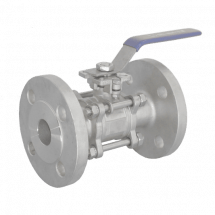 Кран шаровый фланцевый под привод нержавеющий (3PC), AISI304 DN40 (1_1/2&quot;), (CF8), PN16, NK-BFp40/4